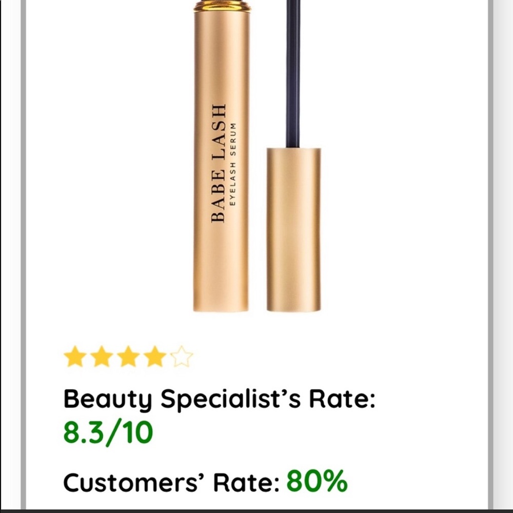 NEVER USED - BABE LASH SERUM